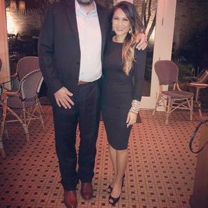 Black Body Con Dress